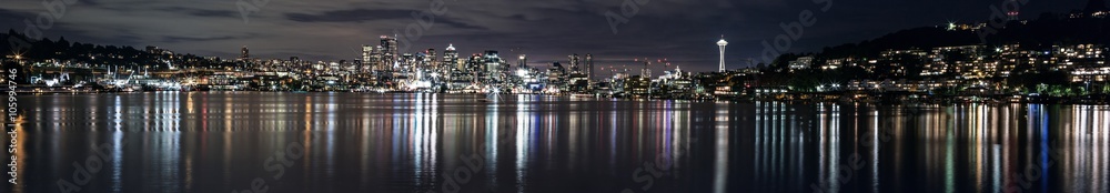 Nightview from Gasworks Park –  Seattle