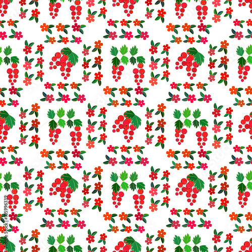 Floral background  seamless vector floral pattern
