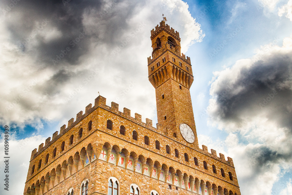 Fototapeta premium battlements in Firenze