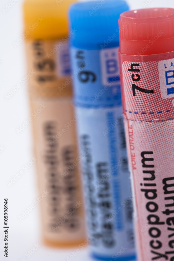 tubes d'homéopathie
