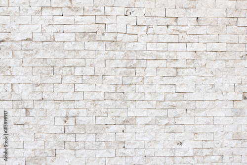 White brick wall texture for background