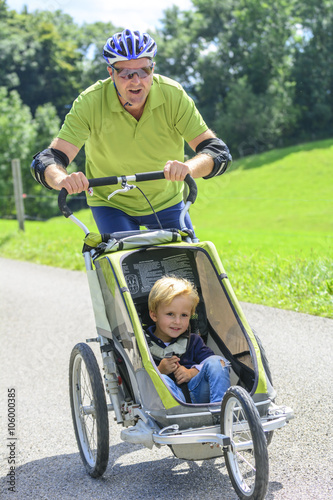 Obraz na płótnie Training mit dem Buggy