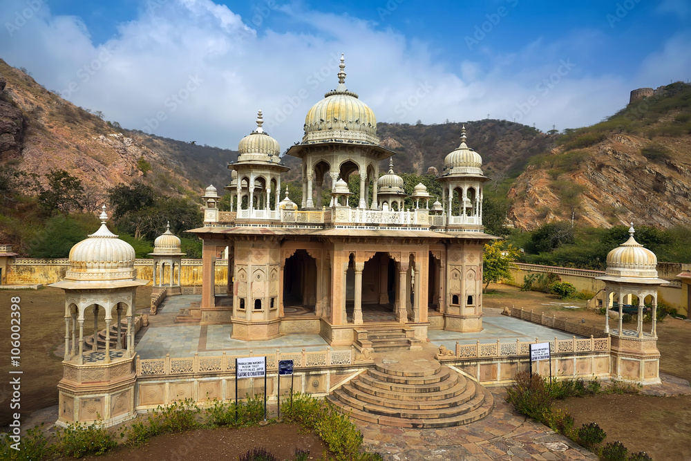 The Cenotaph of Maharaja, Jaipur, India.