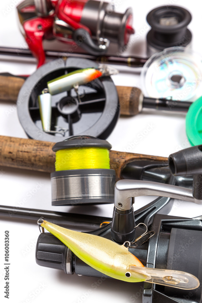 fishing tackles and baits with rods and reels fishing tackles and baits with rods and reels