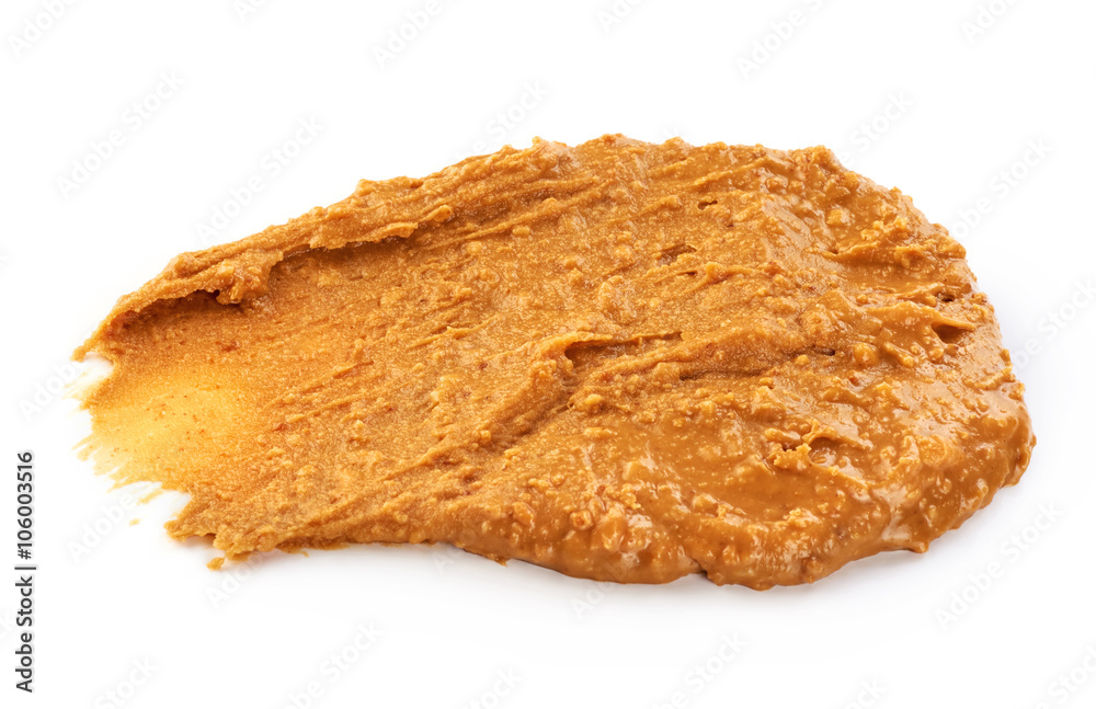 Peanut butter isolated on white background. Peanut butter isolated on white background.