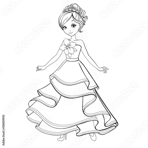 Coloring Book Of Beauty Princess