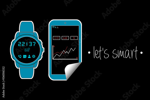 smart watches and smartphone