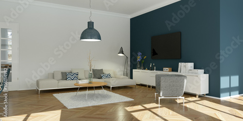 helle moderne Wohnung