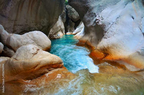 Deep Harmony Canyon in Turkey near Goynuk 