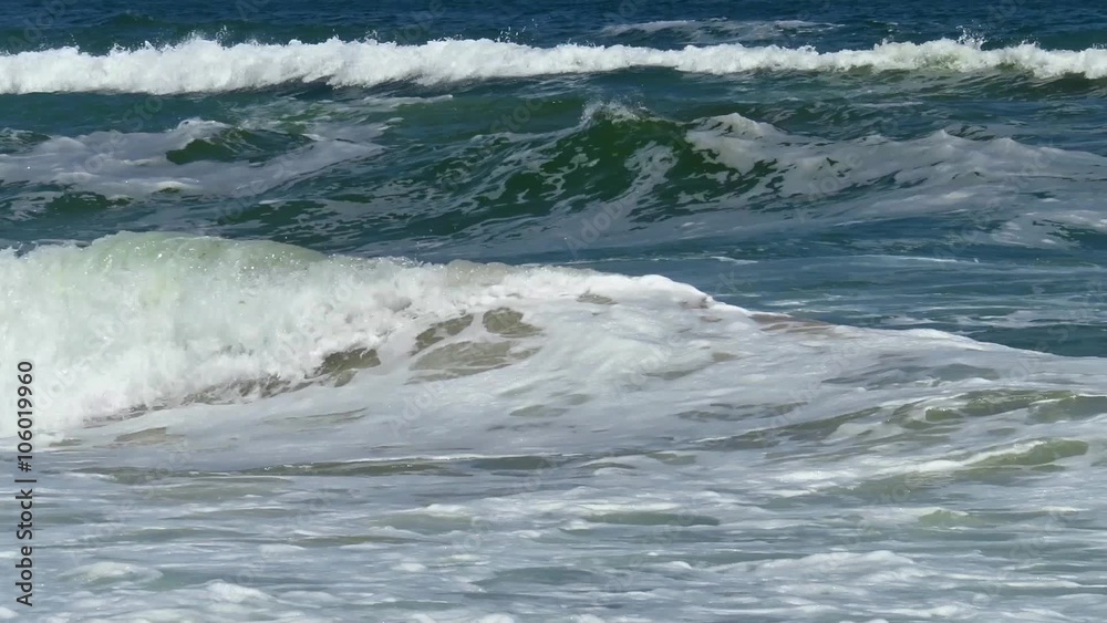 Sea Surf Waves and Red buoy. Background.
Sea Surf Waves and Red buoy. Background.
