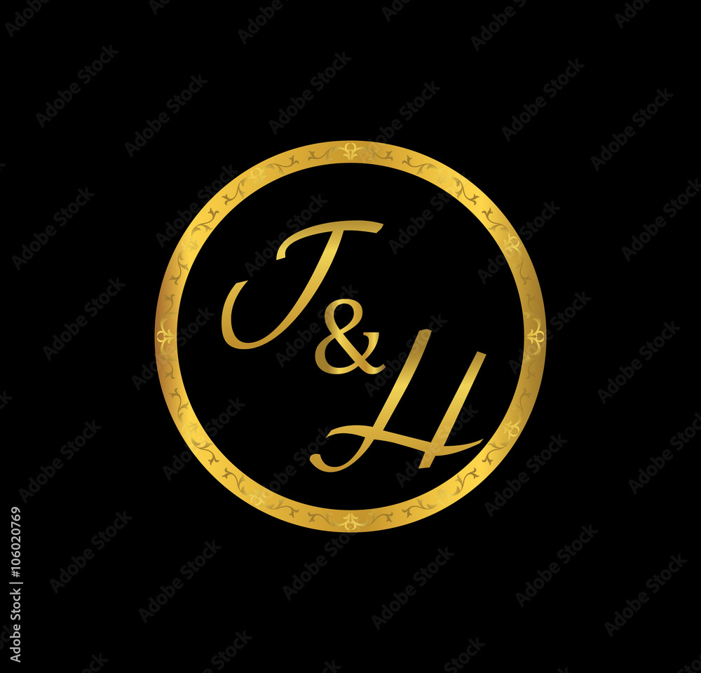 TH initial wedding in golden ring TH initial wedding in golden ring