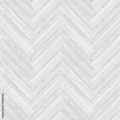 White Herringbone Parquet Floor Seamless Pattern