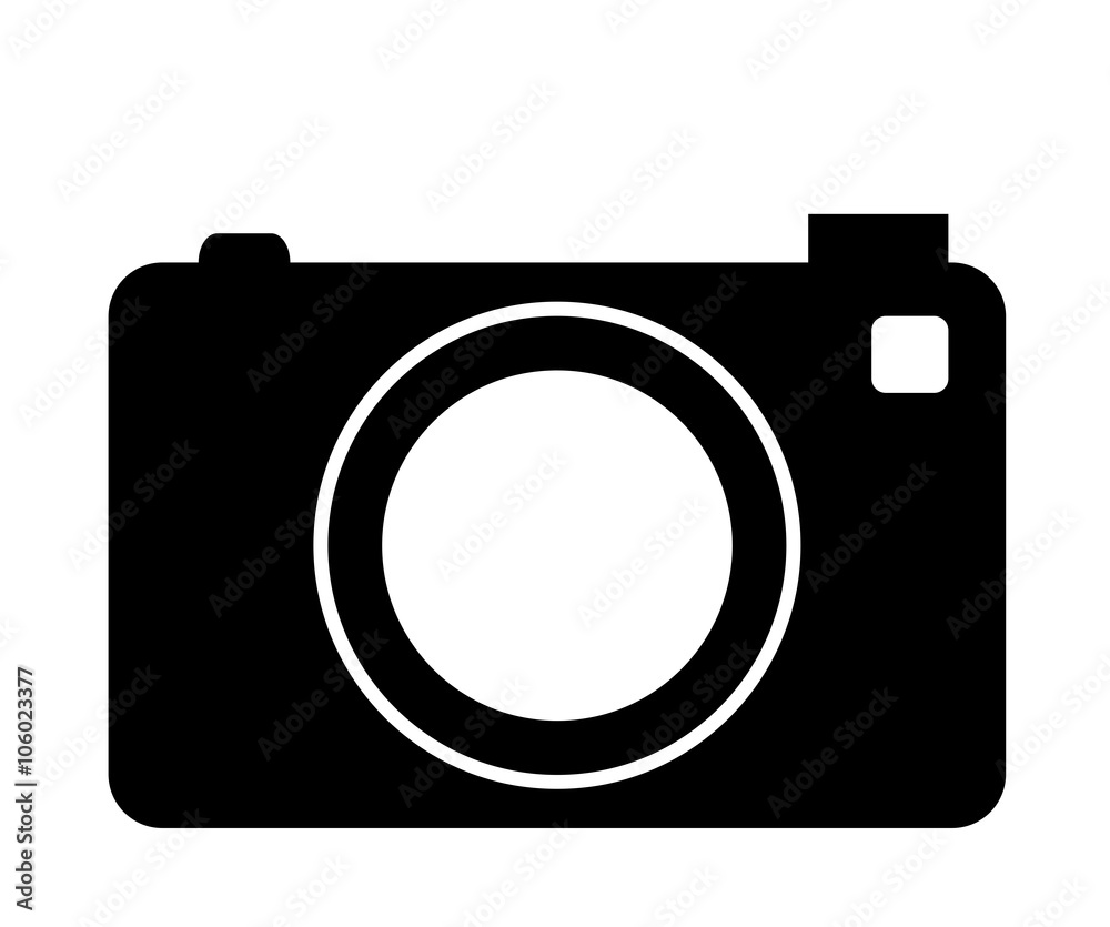 photographic camera sign symbol isolated on white background photographic camera sign symbol isolated on white background