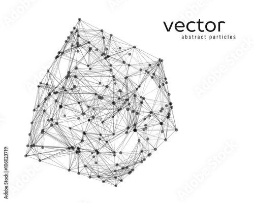 Abstract vector illustration of cube