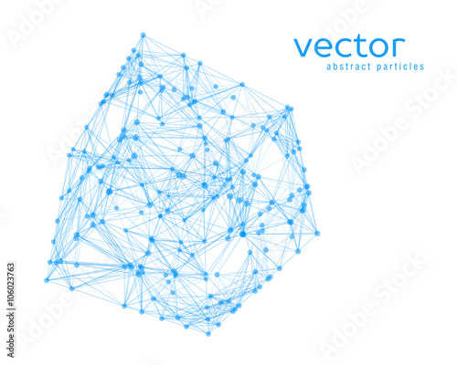 Abstract vector illustration of cube