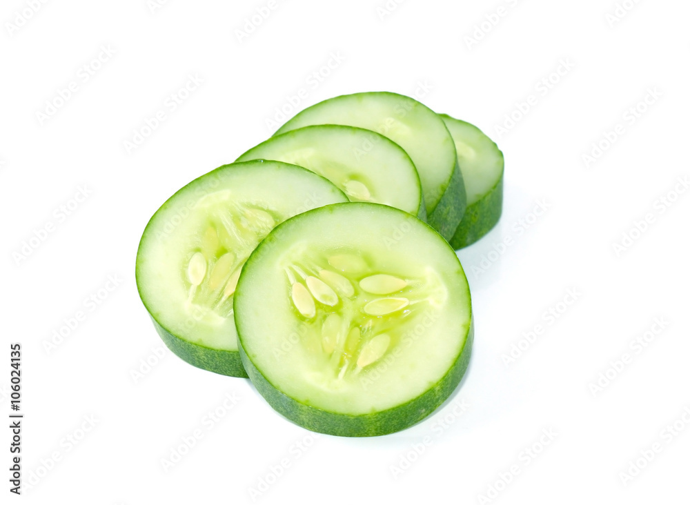 fresh cucumbers isolated on white background fresh cucumbers isolated on white background