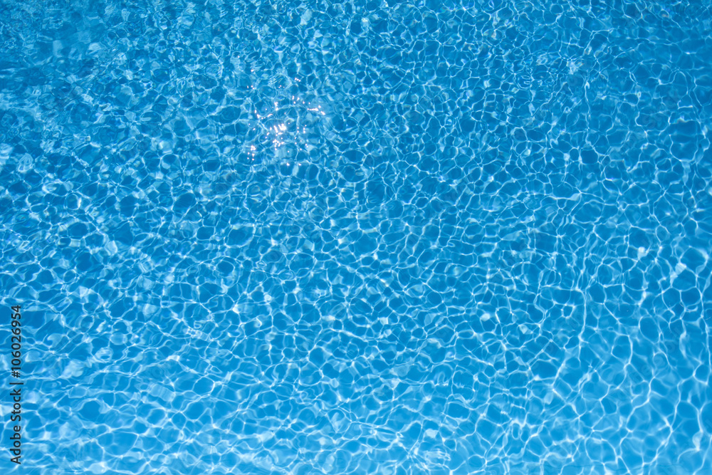 Pattern of ripple wave in swimming pool