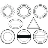 Set of design elements badges and labels
