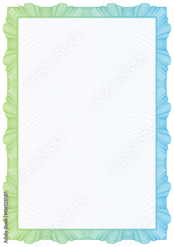 Certificate. Template diplomas, currency. Vector
