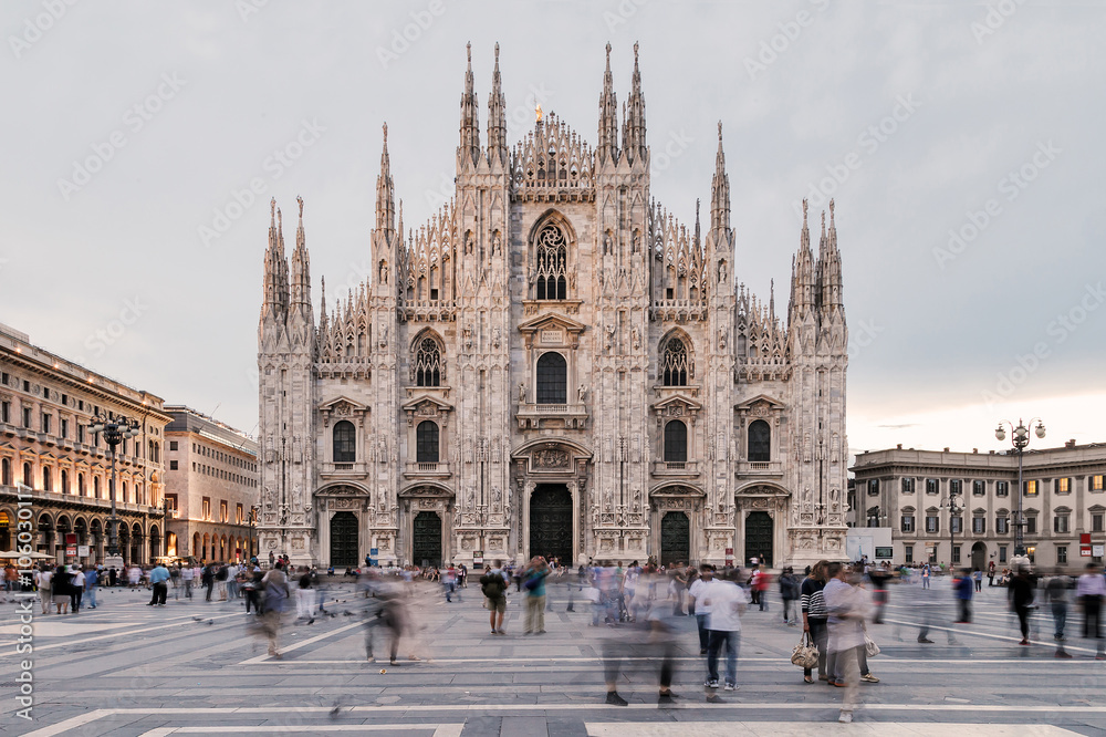 Milan Cathedral and Piazza Duomo.
