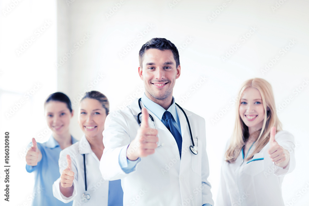 professional young team or group of doctors professional young team or group of doctors