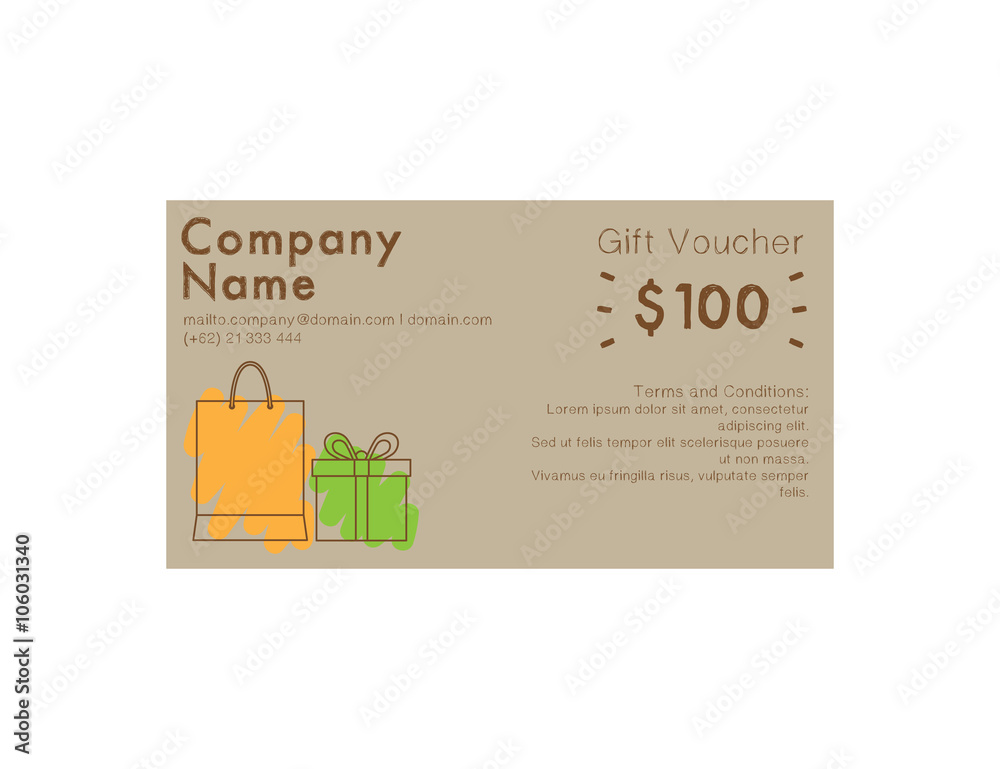 Gift Voucher Shopping 100 dollar Gift Voucher Shopping 100 dollar