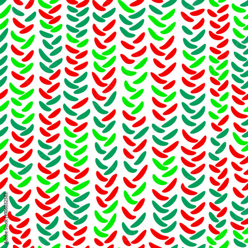 Abstract vector knitting seamless pattern