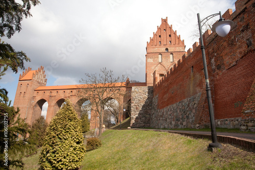 Fototapeta Naklejka Na Ścianę i Meble -  Zamek z najdłuższym gdaniskiem w Europie, Kwidzyn, Polska, The castle in Kwidzyn, Poland