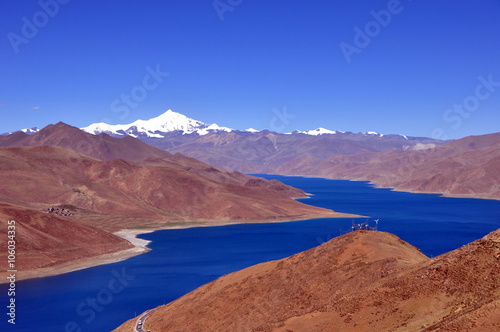 Tibet - Blauer See