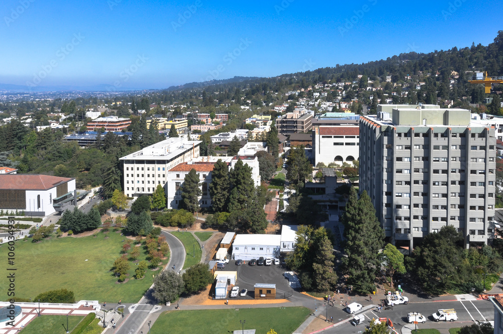 Aerial view of Berkeley, California
