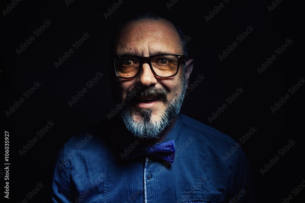 Obraz premium Portrait of a Beard Man