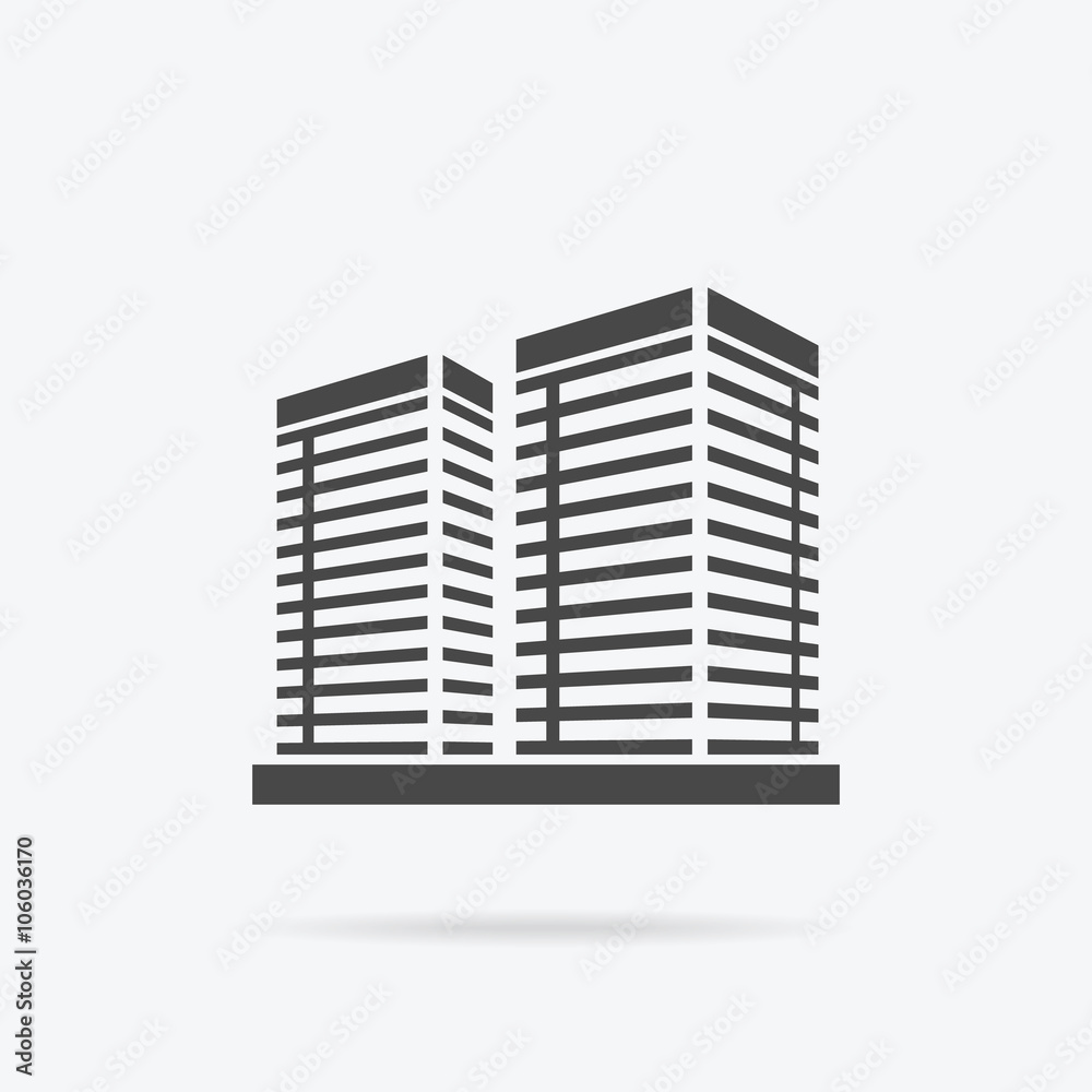 Skyscrapers House Building Icon Skyscrapers House Building Icon