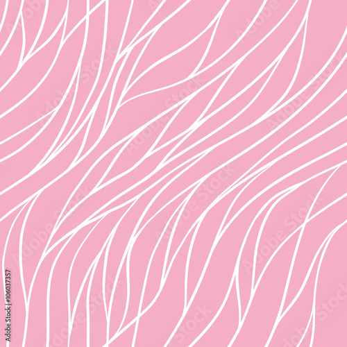 Seamless pink waves background