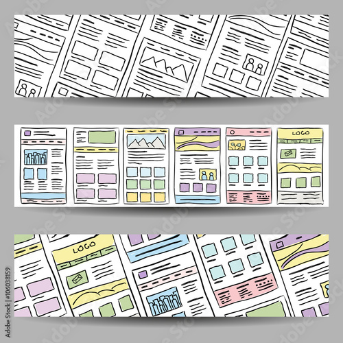 Website Layout banner
