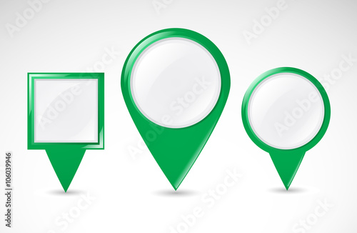 Free Download Collection of three vector pointer buttons. - GFXLoad