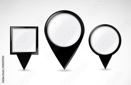 Pointer buttons vector set. Free Download Pointer buttons vector set. - GFXLoad