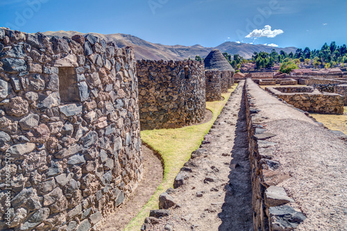 Ruins of Raqch'i, Raqchi or Temple of Wiracocha near Cusco,   Peru