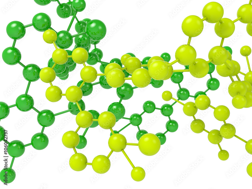 green molecule structure green molecule structure