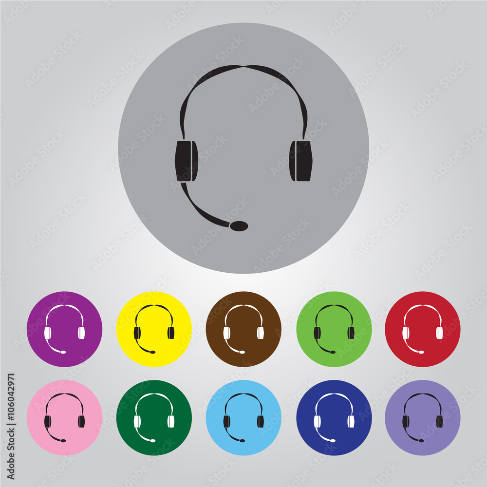 Headphone Icon Vector Headphone Icon Vector
