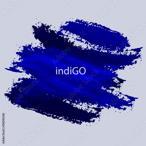 Spot indigo colour