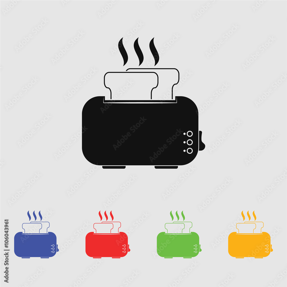 Toaster Icon Vector. Toaster Icon Vector.