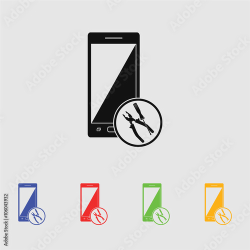 repair phone  icon.