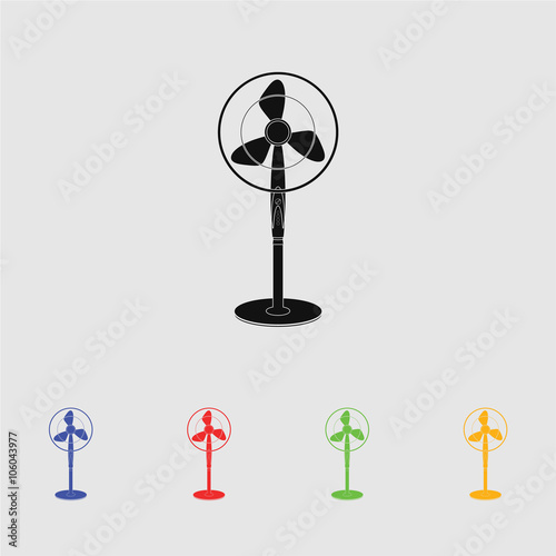 Fan Icon Vector.