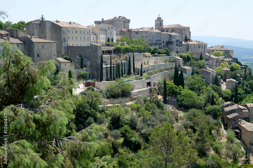 F, Provence, Vaucluse; Blick auf das Dorf Gordes