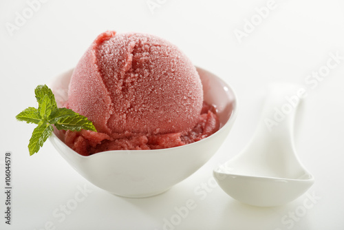 Ice cream sorbet