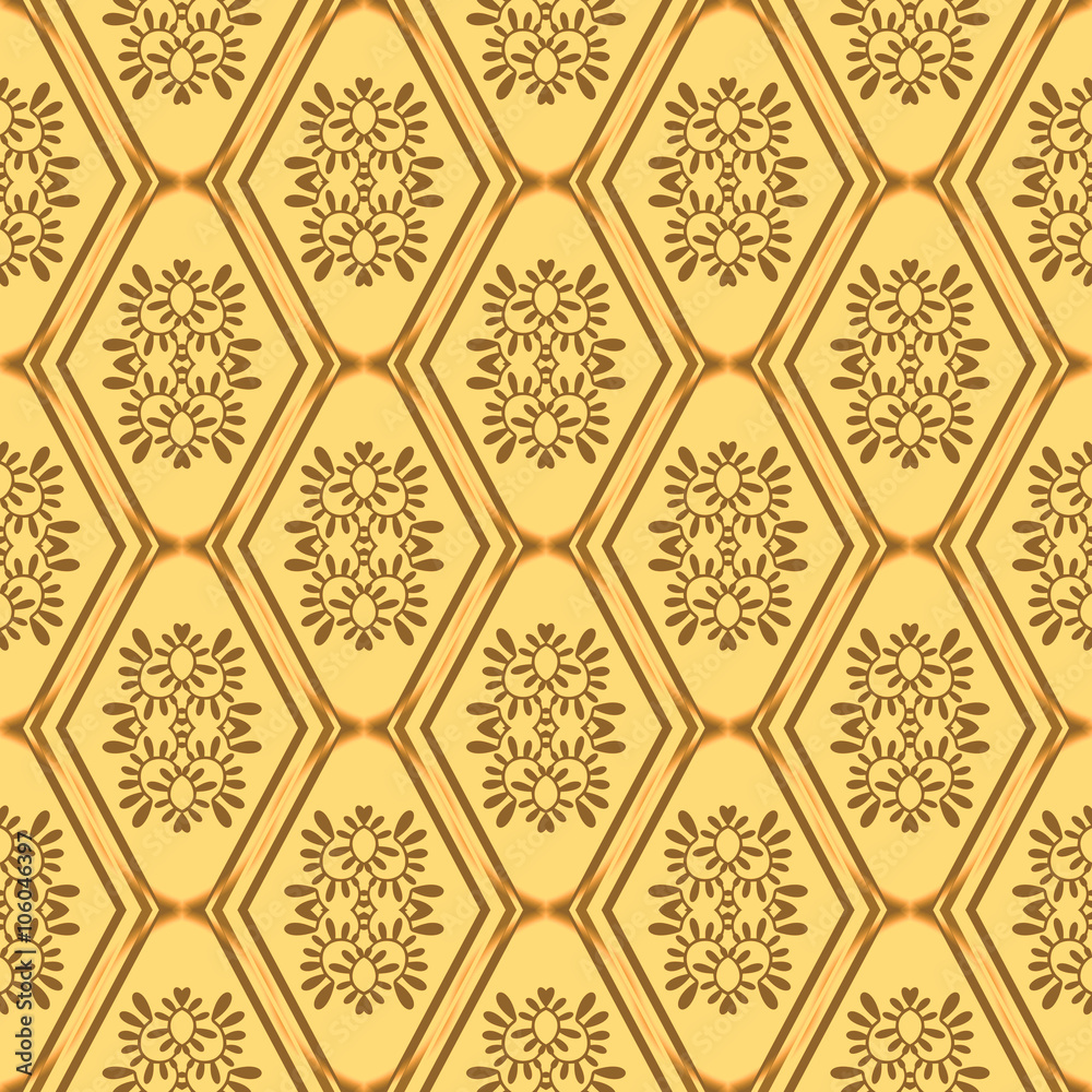 Seamless wall-paper, Yellow Seamless wall-paper, Yellow