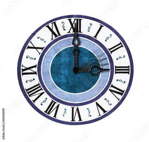 Zifferblatt Drei Uhr