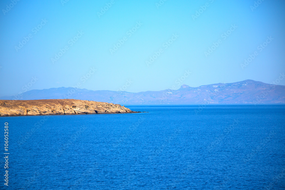 greece from the boat  islands