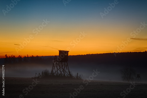 Abendstimmung Sonnenuntergang im Harz