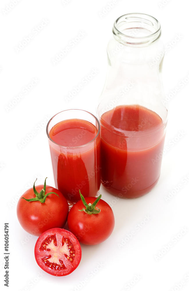 Tomatoes and tomato juice. Tomatoes and tomato juice.